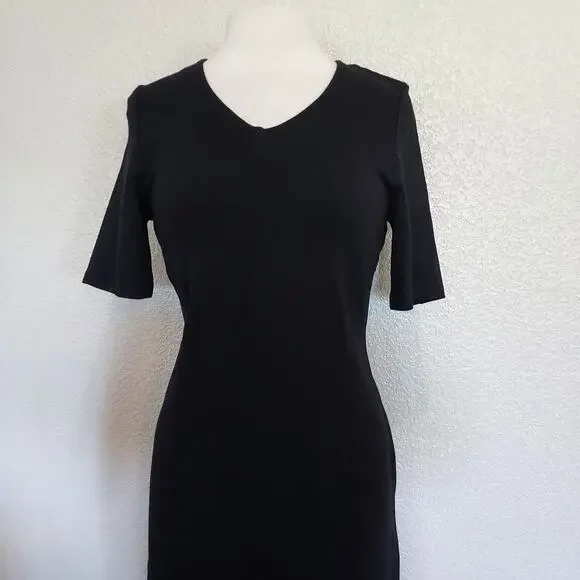 Cabi Classic Black Sheath Dress Size 8 - Picture 2 of 14